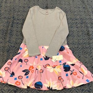 Tea Collection Striped and Floral Dress